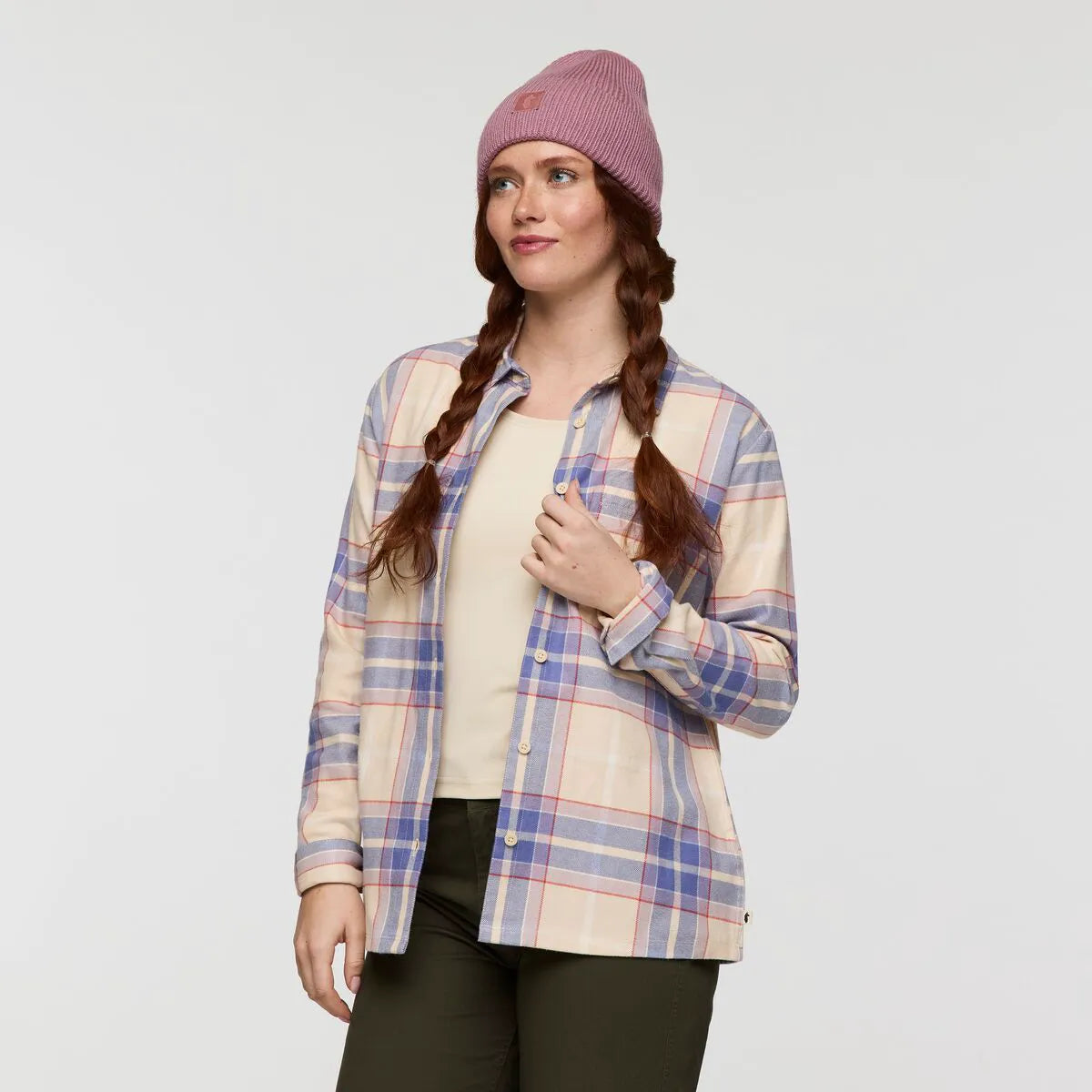 Cream Plaid
