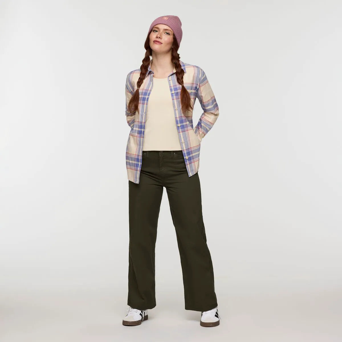 Cream Plaid