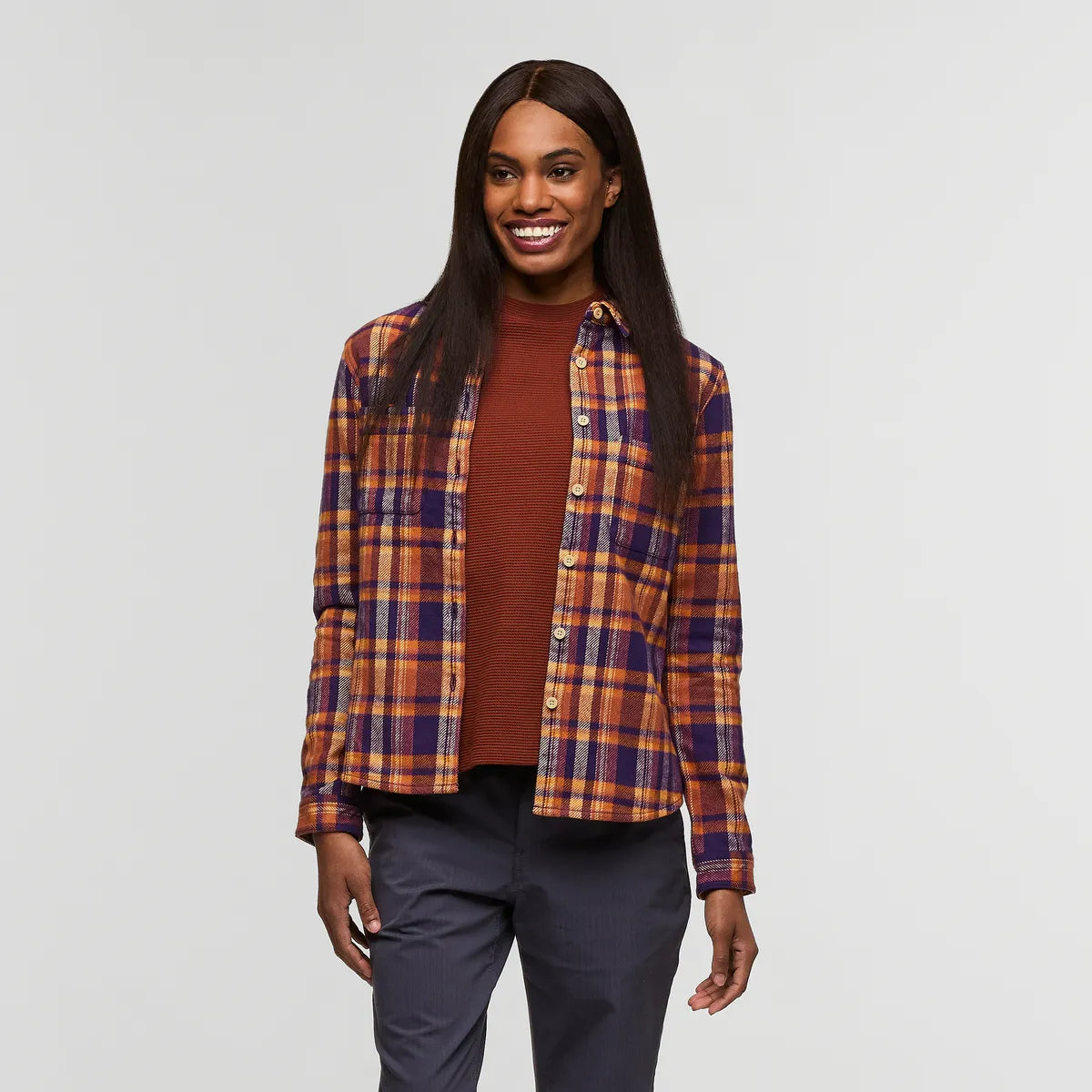 Black Violet Plaid