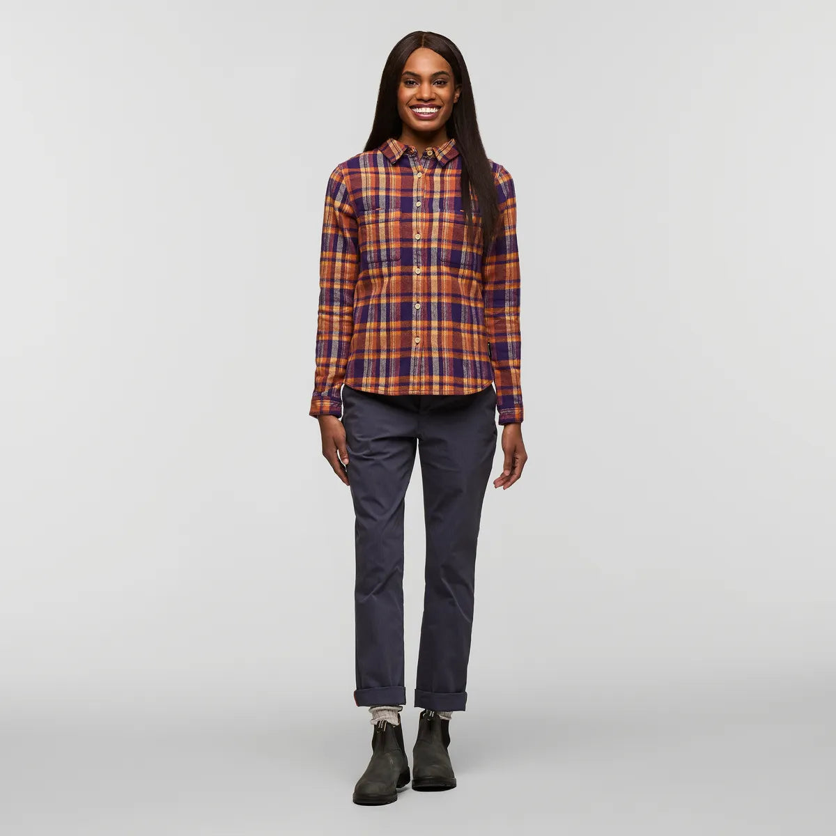 Black Violet Plaid
